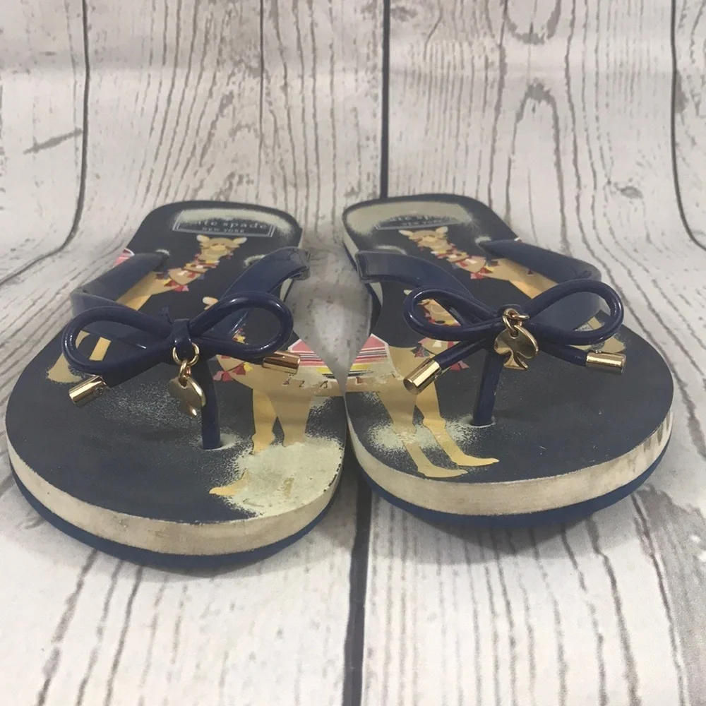 Kate Spade New York Nova Pool Flip Flops Camel 9